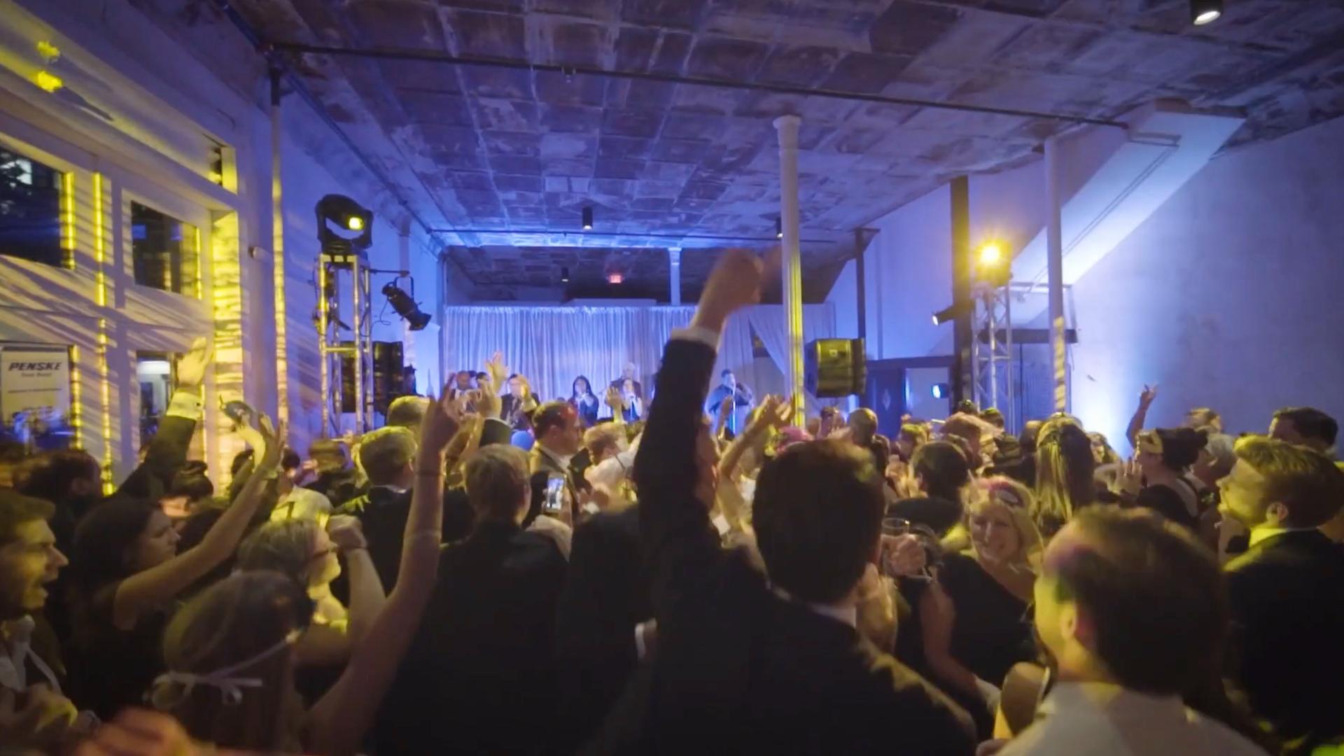 Fun wedding reception at Excelsior in Lancaster, PA