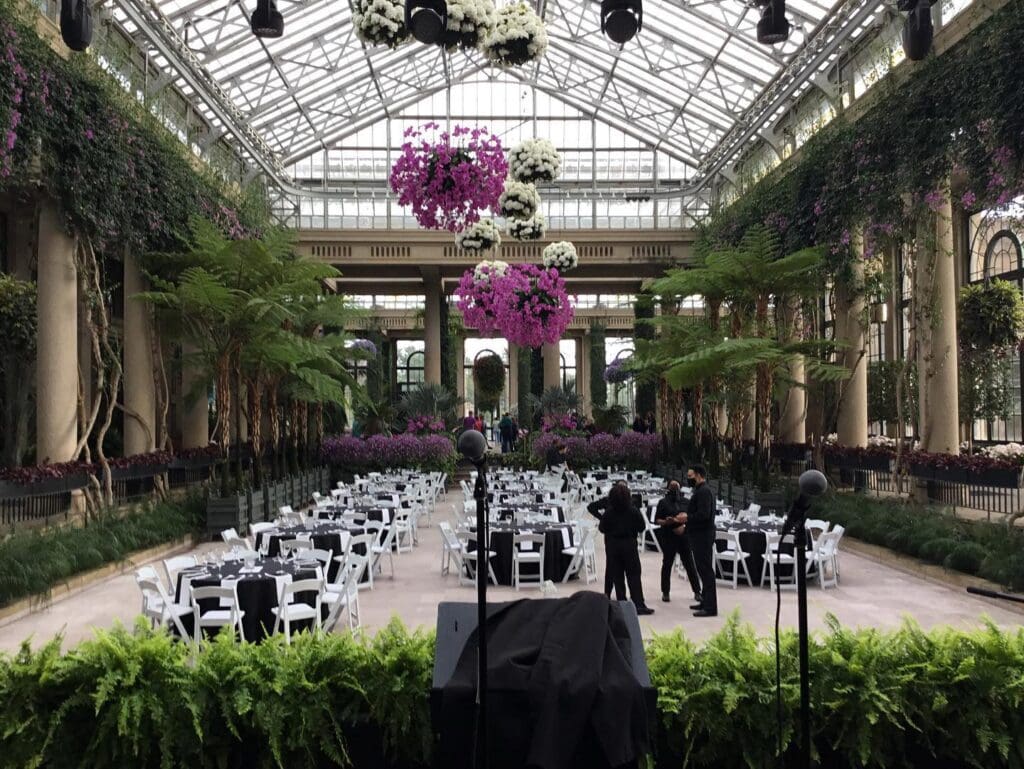 Gala event at Longwood Gardens