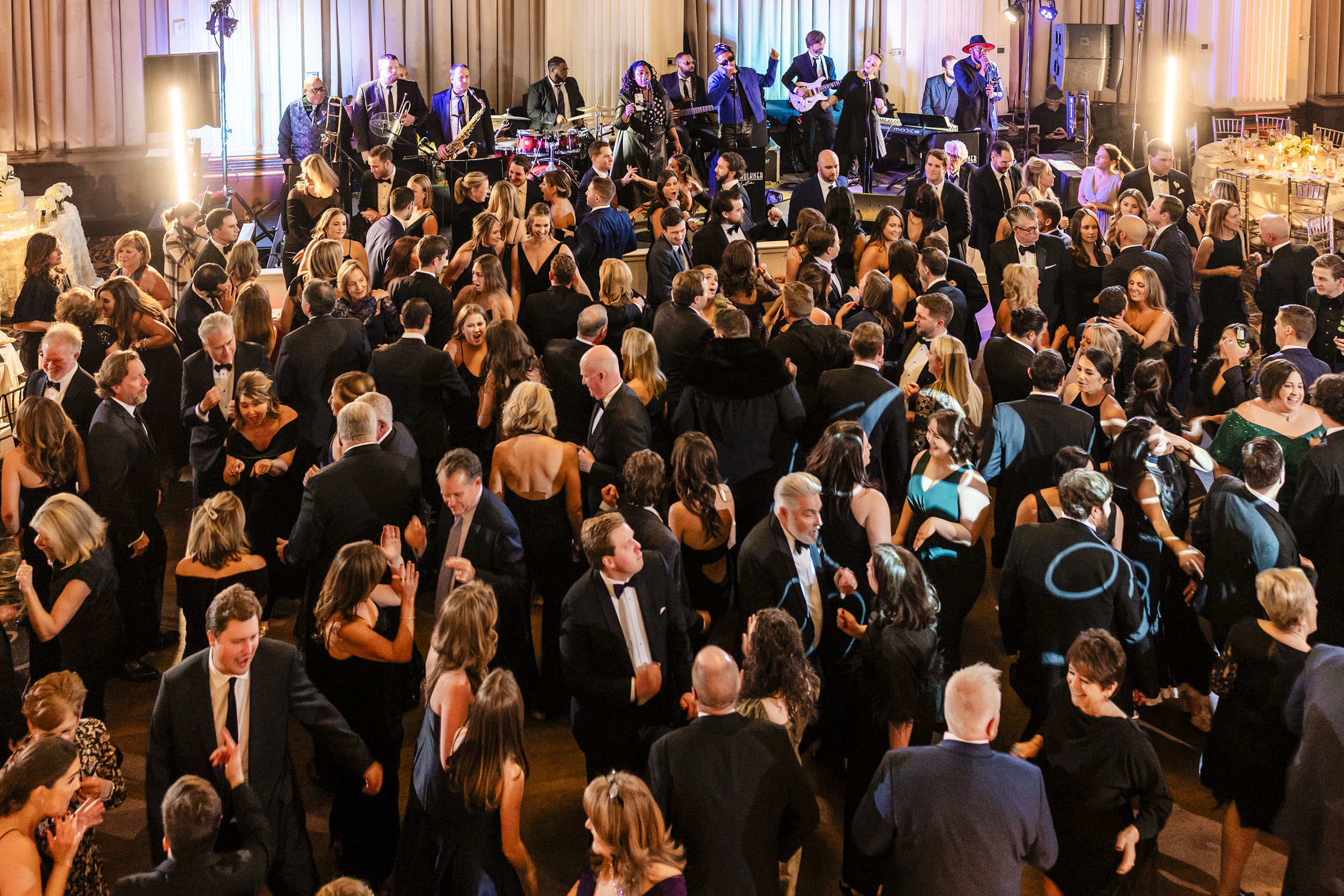 Dancing at gala event