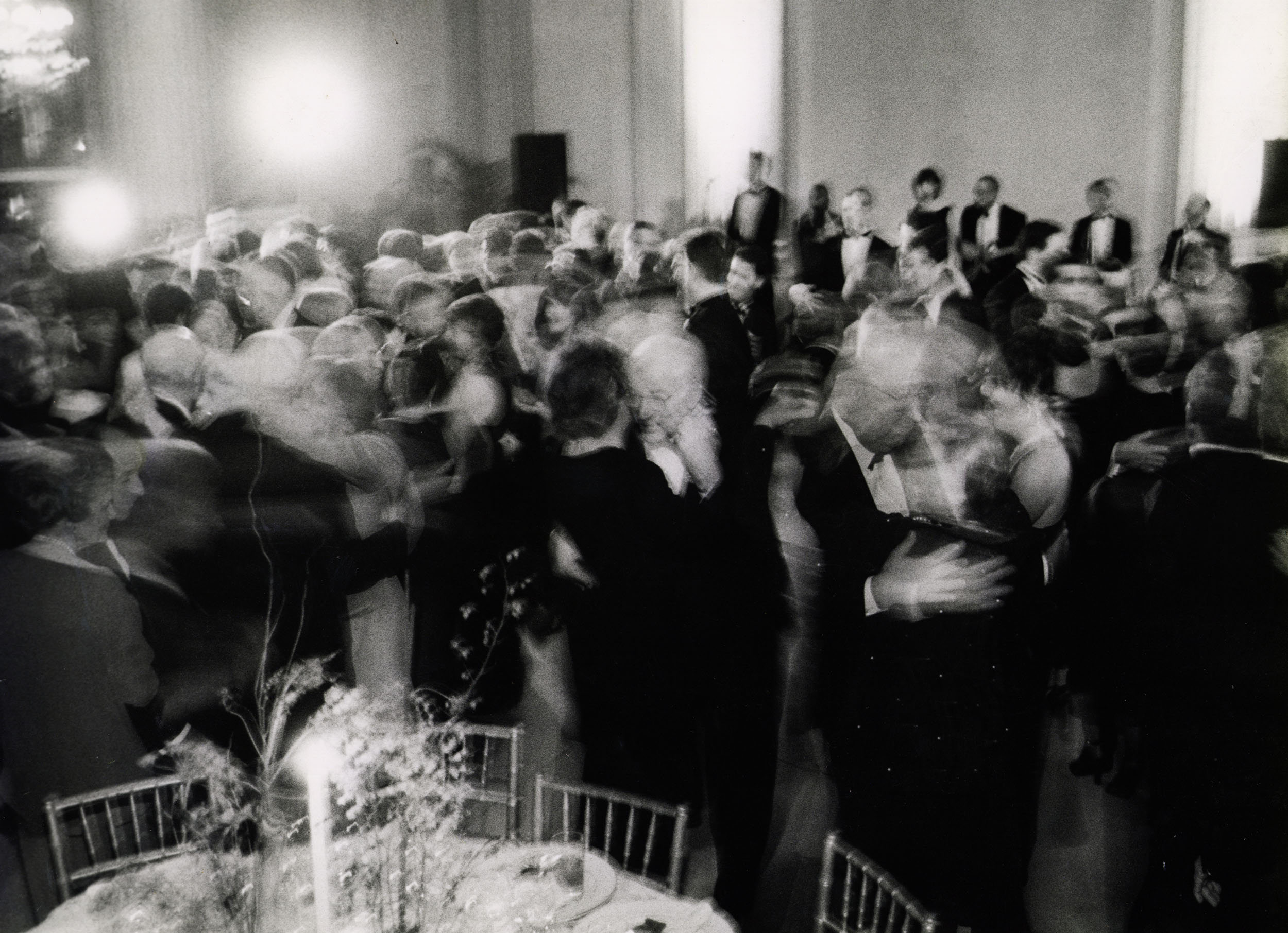 Wedding reception dancing